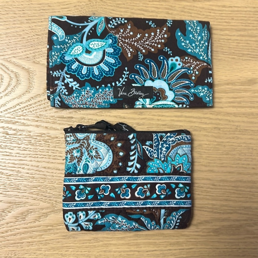 Vera Bradley Checkbook & Coin Pouch